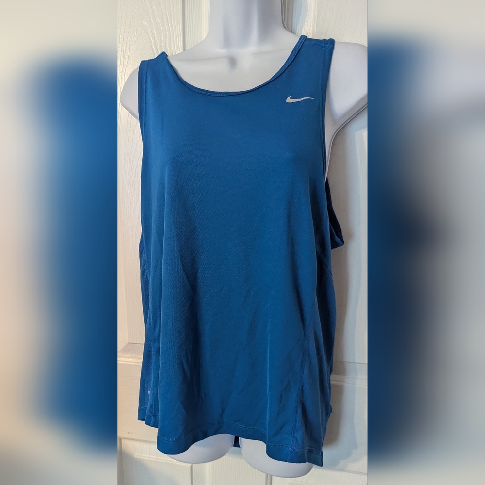 Nike DRI-fit Blue Miller cool tank Sz: L